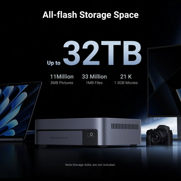 UGREEN NASync DXP480T Plus – 4-Bay All-Flash NAS з Intel i5 10-Core, Wi-Fi 6, 10GbE та 8K HDMI